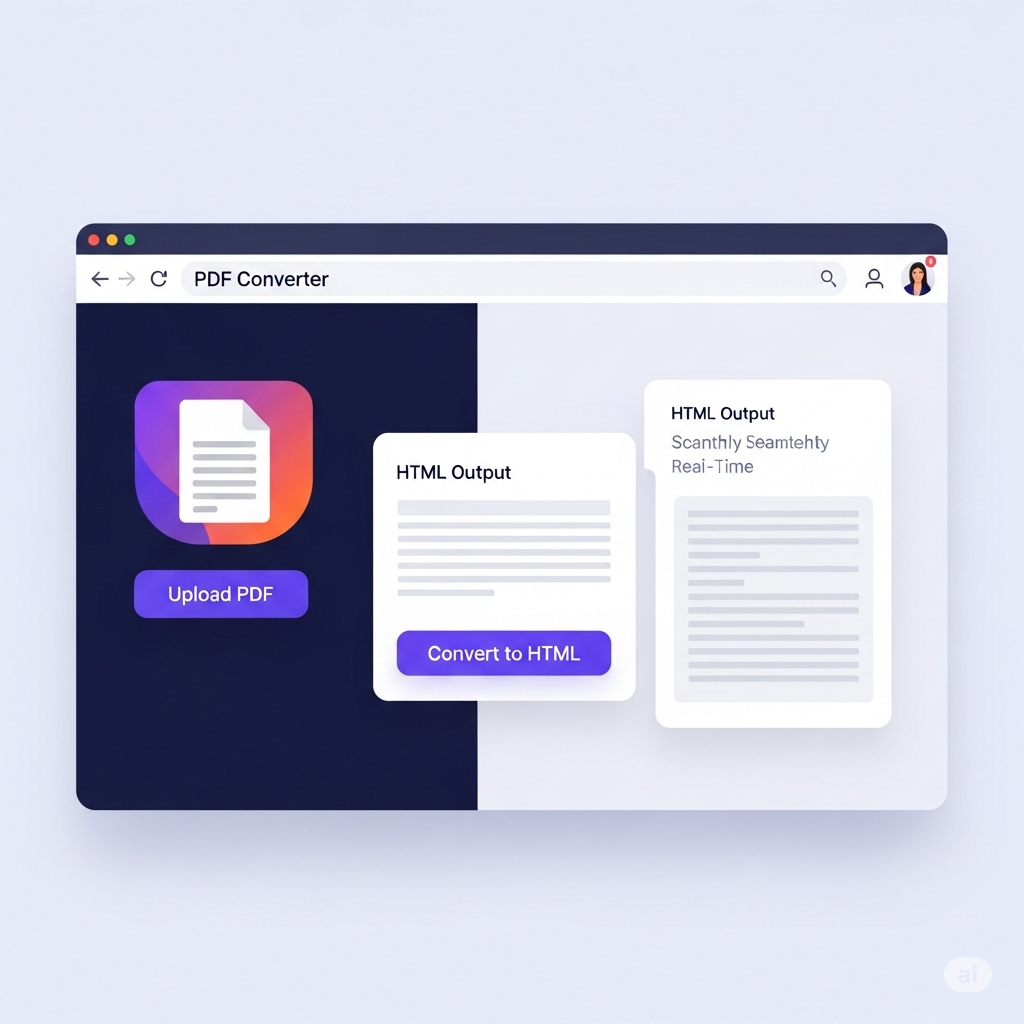 PDF to HTML Converter Tool