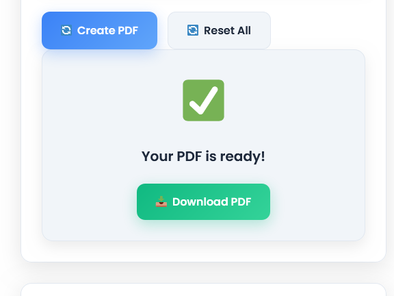 PDF Creator Tool